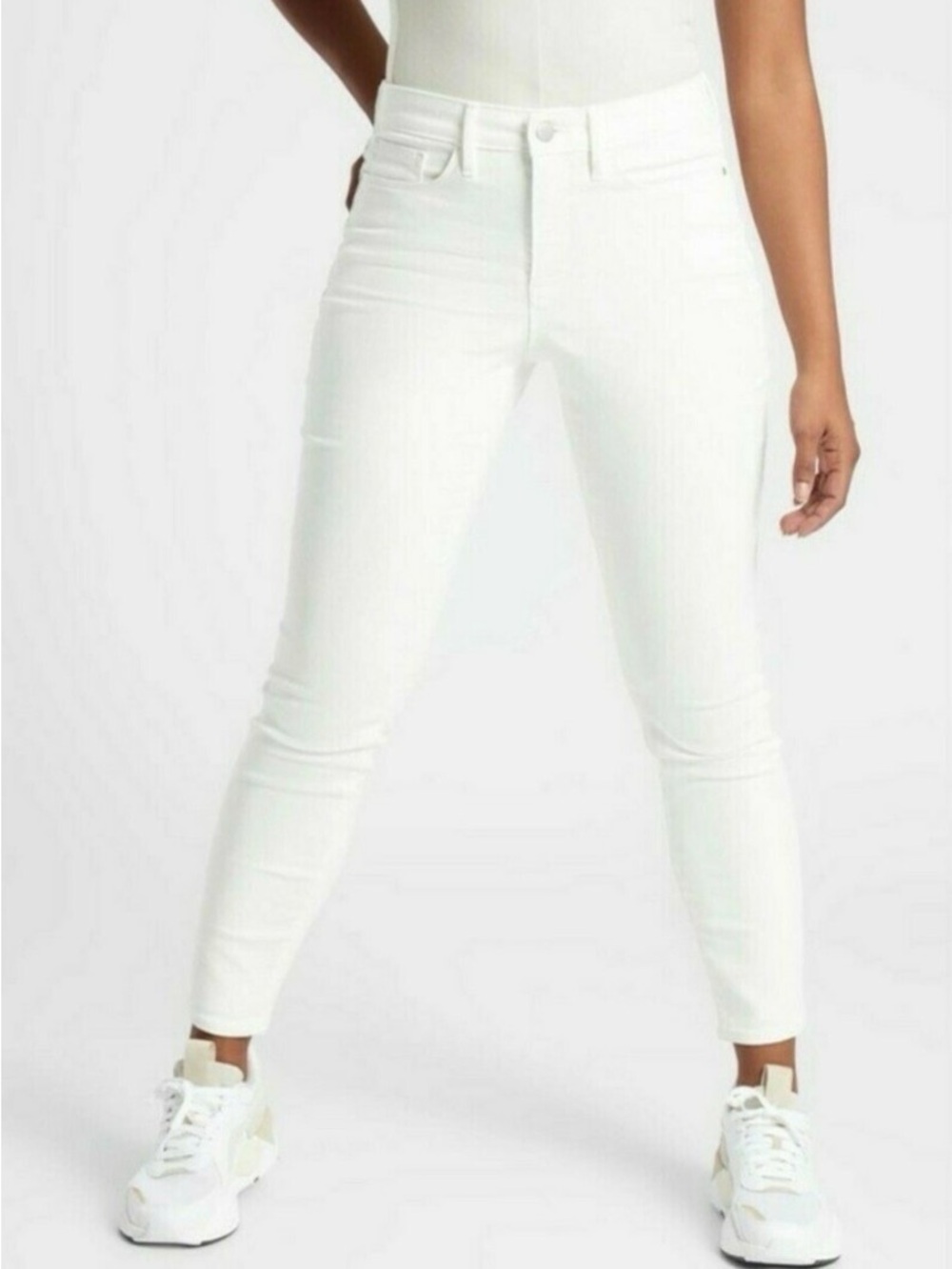 Athleta White Skinny Jeans 2 Petite